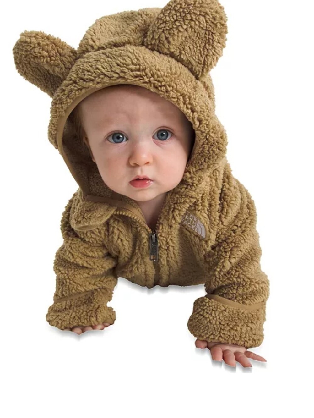 The North Face Baby Bear Campshire Full Zip Fleece Hoodie Brown 0 -3M